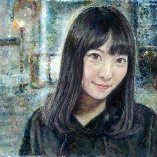 ◇「しらないせかい シアターカルペディエム」 ◇絵画・アクリル