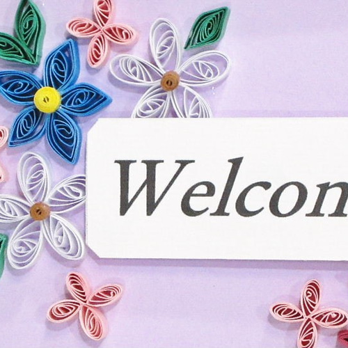 ペーパークイリング・[Welcome]フレーム02 その他インテリア雑貨 Hand