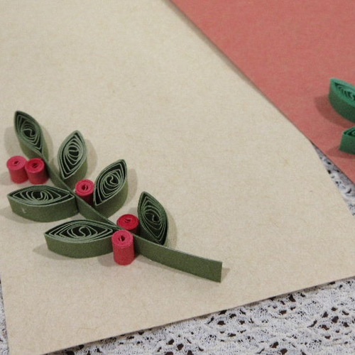 ペーパークイリング」ポチ袋（木の実） ぽち袋・お年玉袋 Hand Made