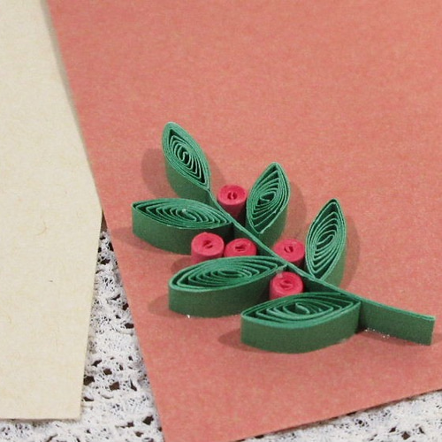 ペーパークイリング」ポチ袋（木の実） ぽち袋・お年玉袋 Hand Made