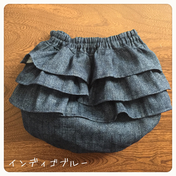 長く使えるフリルブルマ♡ダブルガーゼのデニム色3色 人気・おすすめ｜売れ筋商品・話題商品におすすめ コスパ重視 安心配送 コスパ重視