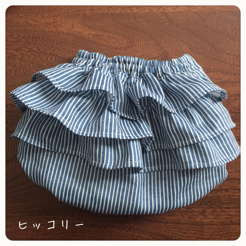 ハンドメイド】フリルたっぷり スカート風ブルマ フリフリブルマ 2点  