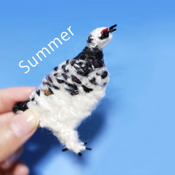 《定做》松雞胸針夏季和冬季 第5張的照片
