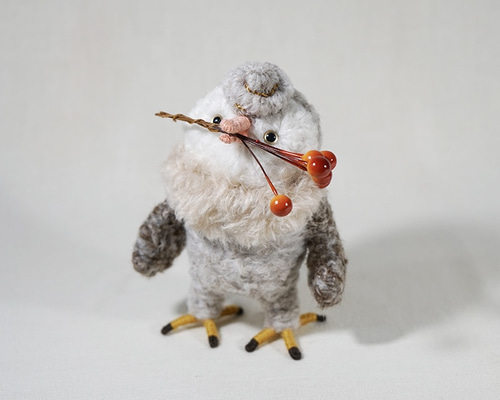 うずまき頭のフクロウ ぬいぐるみ kurokuma 通販 9482306