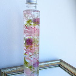 【creema限定】【春色】ハーバリウム（植物標本）～200ml　1本～ 3枚目の画像