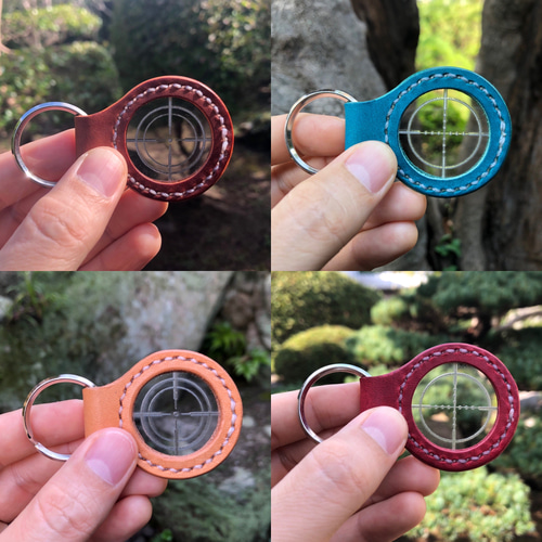 遊べるキーホルダー「スナイパーキーホルダー」 キーホルダー 革工房 