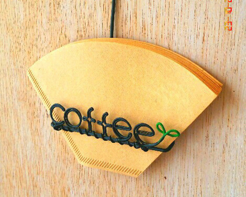 コーヒーを飲む人のワイヤーアート　珈琲 Coffeeloopカップ【Coffeeloopプロジェクト】 | アサヒユウア