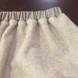 ふわふわウールツイード  シンプルバルーンスカート 4枚目の画像