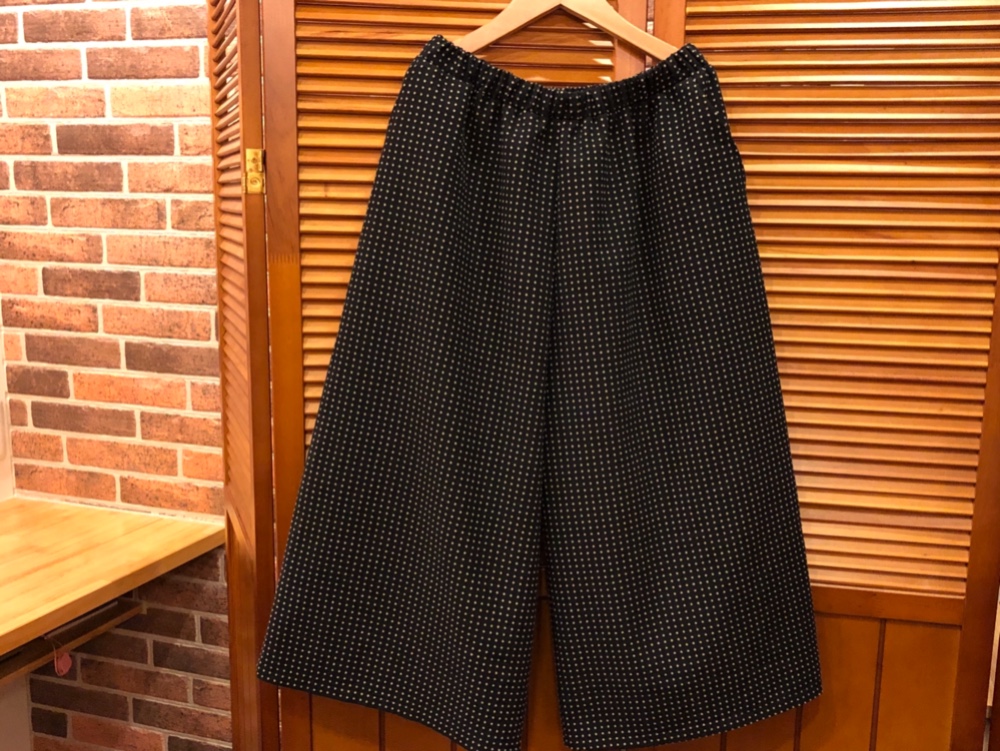レトロピンドット ガウチョパンツ