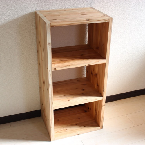 ベンチにもなるシンプルシェルフ 棚・シェルフ・ラック oak製作所 通販