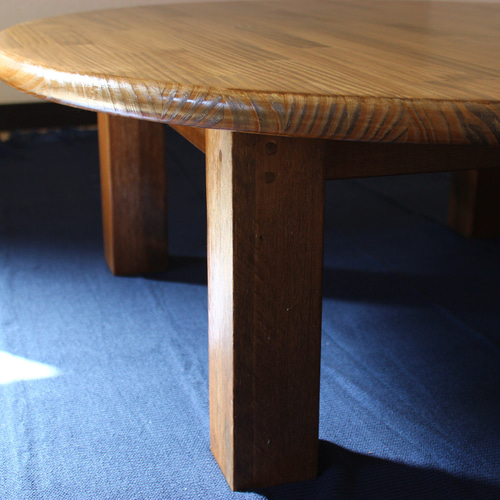 [5台限定 割引]パイン材のちゃぶ台 5台限定 割引]パイン材のちゃぶ台