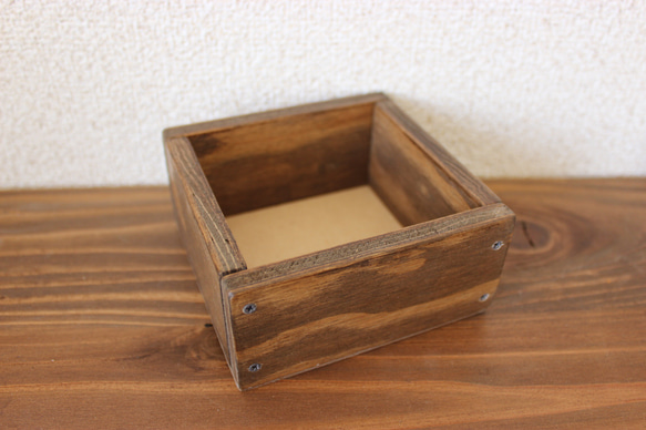【新作】木箱 Ｓ 4枚目の画像