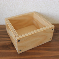 【新作】木箱 Ｓ 5枚目の画像