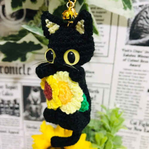 クロネコちゃん②🐈‍⬛キーホルダー