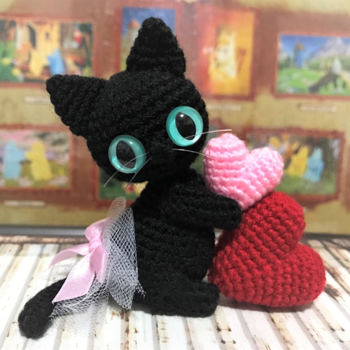 あみぐるみ・黒猫さん ♡ by Smiling * | JAPAN HANDMADE Auction