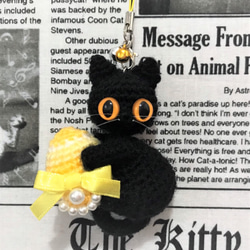 黒猫＊イースター☆エッグあみぐるみ♡キーホルダー・ストラップ
