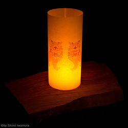 日本紙燈“SHISA”手繪LED的Andon 第7張的照片