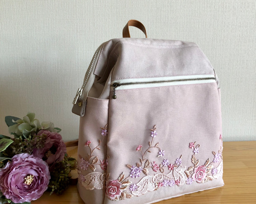 大人のリュック くすみピンク リュック・バックパック tumugi 通販  