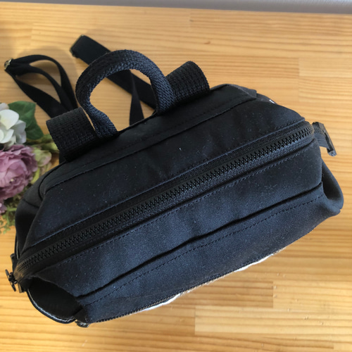 大人のリュック 黒系 刺繡リボン リュック・バックパック tumugi 通販 