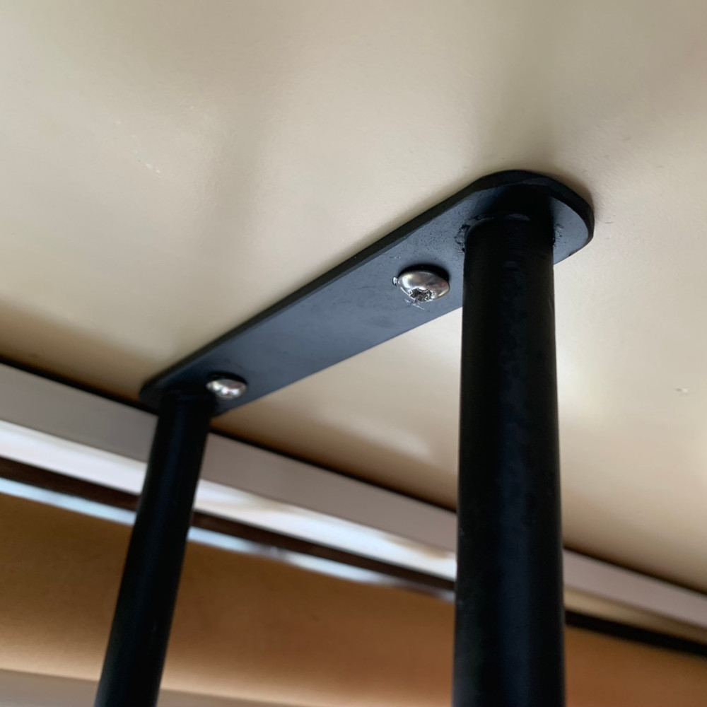 スパイスラック　吊り下げ式　棚　キッチンシェルフ　アイアン&ウッド　W480×D120×H300