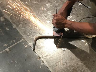 スパイスラック　吊り下げ式　棚　キッチンシェルフ　アイアン&ウッド　W480×D120×H300