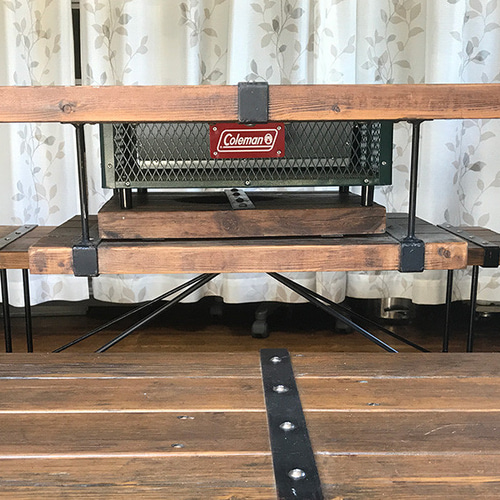 アイアン&ウッド】 バーベキューテーブル ～インでもアウトでも使える