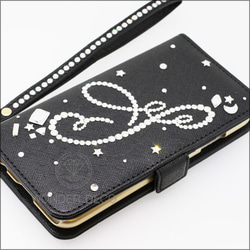 【Starry Night Bijou】スワロフスキーSWAROVSKIイニシャルスマホケース全機種対応♡ 7枚目の画像