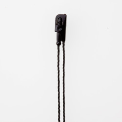 mini糸ロックス【ライトグレー/6㎝/100本入】　値札やタグ付け用糸ループ　アクセサリーに最適な極細タイプ！ 4枚目の画像