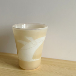 海cup ザトウクジラ　ブリーチング　グラス　ビアグラス 2枚目の画像