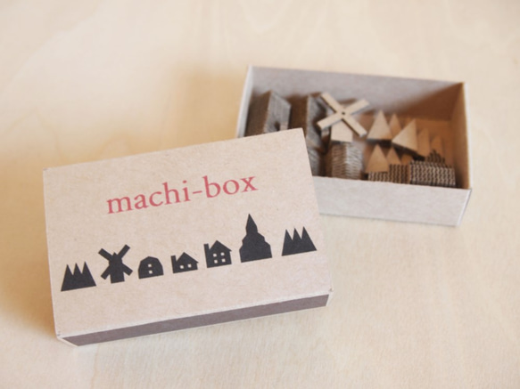 【組立て品】machi-box_教会のある町 2枚目の画像