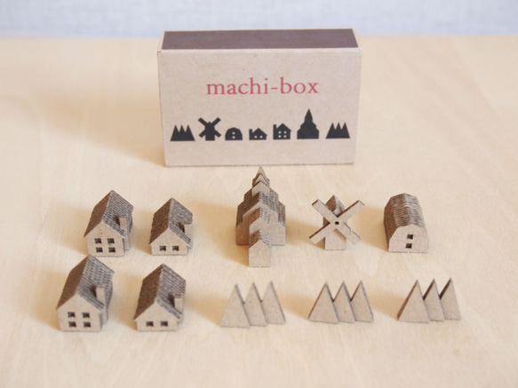 【組立て品】machi-box_教会のある町 3枚目の画像