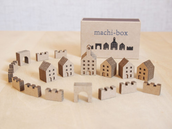 【組立て品】machi-box_城壁のある街 1枚目の画像