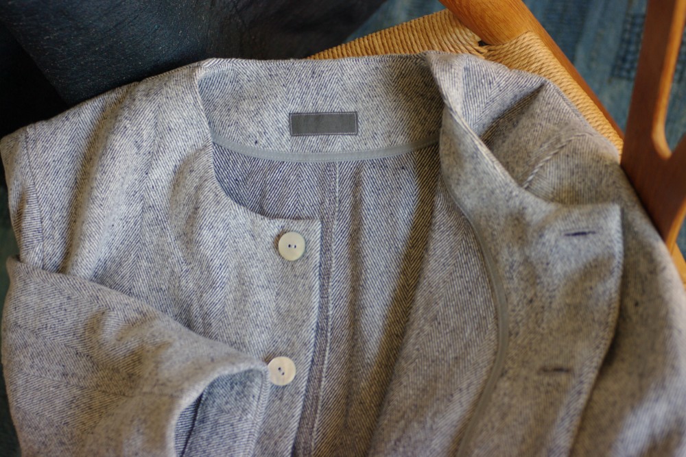 起毛ヘリンボーンのジャケット