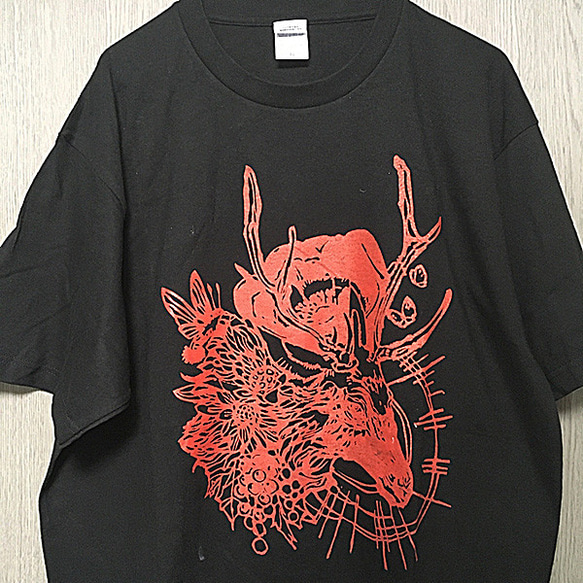 渇求の王／シルクスクリーンTシャツ（XL） 5枚目の画像