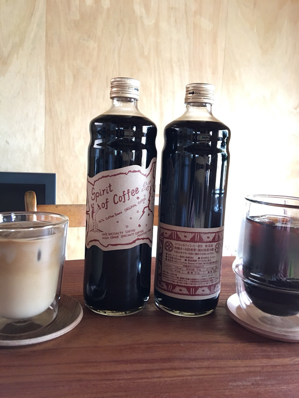 『お中元』全国一律送料込み4,000円！Spirit of Coffee(オリジナル濃縮タイプのコーヒー)２本 4枚目の画像