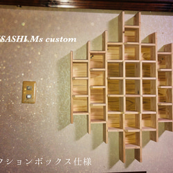 壁掛け(コレクションボックス)/中変化式/無塗装【KIRISASHI】 2枚目の画像