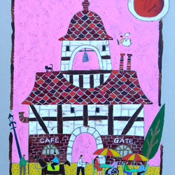 奥村ユズル　水彩画原画　アムステルダム運河の街 アムステルダムの街並み 絵画 奥村ユズル 通販 14653507｜Creema
