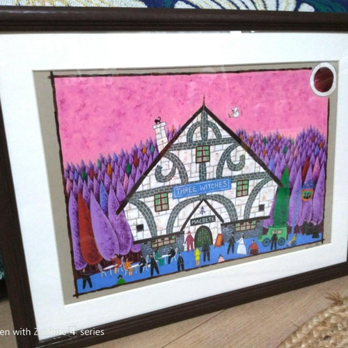 奥村ユズル水彩画原画森のシェークスピア劇場