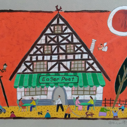 手書き油絵 パリの風景 ムーランルージュの風車 絵画 インテリア 油彩画 Yahoo!オークション - 手書き油絵 パリの風景 ムーランルージュ