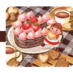 ハートのチョコケーキ Xperia Z5 Premium SO-03H手帳型ケースno.112 1枚目の画像