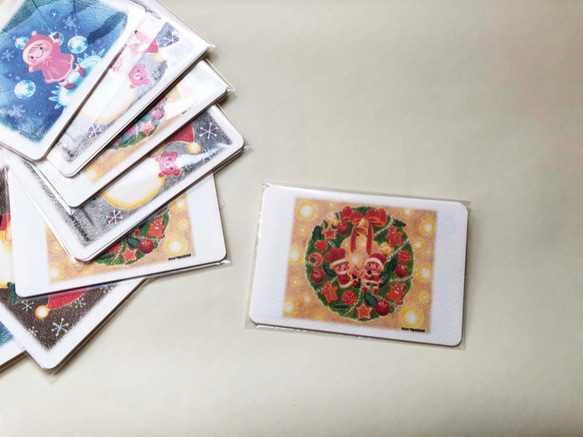 Creema限量版秋季幸運袋2019 |早期聖誕節明信片套裝 第3張的照片