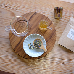 ハーブティー③(Natural Linden blue tea)とコンフィチュールセット 1枚目の画像