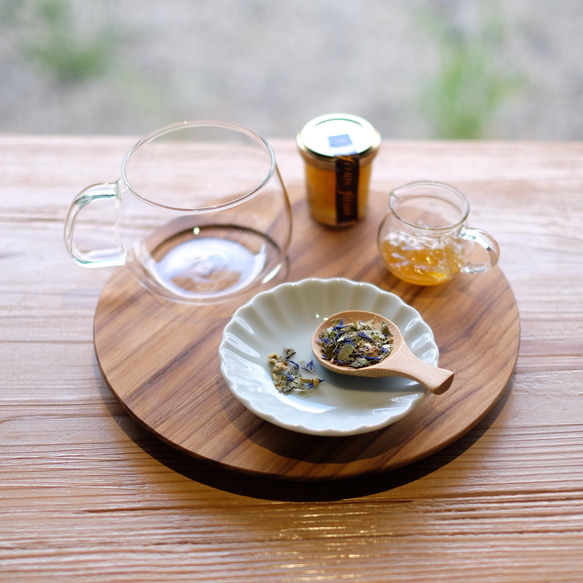 ハーブティー③(Natural Linden blue tea)とコンフィチュールセット 3枚目の画像