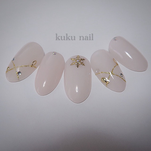 オーダーネイルチップ No.114 秋冬 暖色系 大人 上品デザイン 0_4a4d9597f78702c3f2f881b6d629