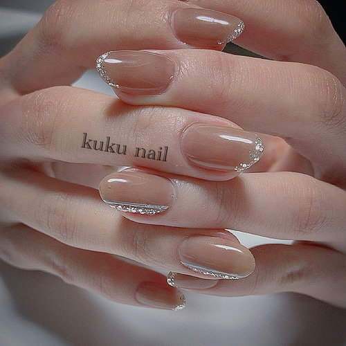 【セレクトデザイン】ブラウンマグ×ラメ ネイルチップ ブラウンマグネイル - YouTube