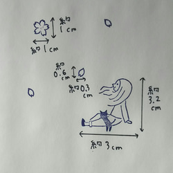 ゴム版はんこ。桜さくら 3枚目の画像