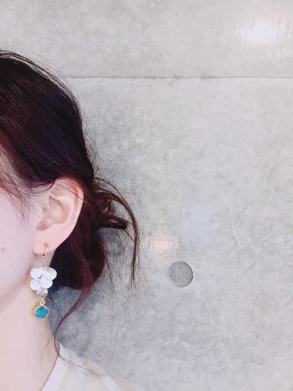 druzy earring 3枚目の画像