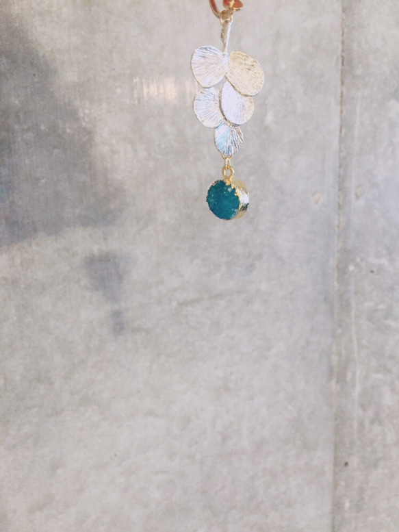 druzy earring 4枚目の画像