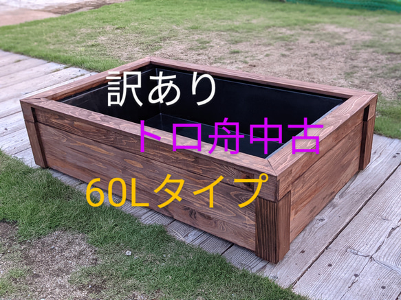 ラスト1点 トロ舟カバー トロ舟中古 60Lタイプ ビオトープ飼育セット