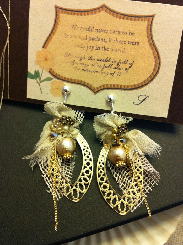 ORDER EARRING  : SILVER 1枚目の画像